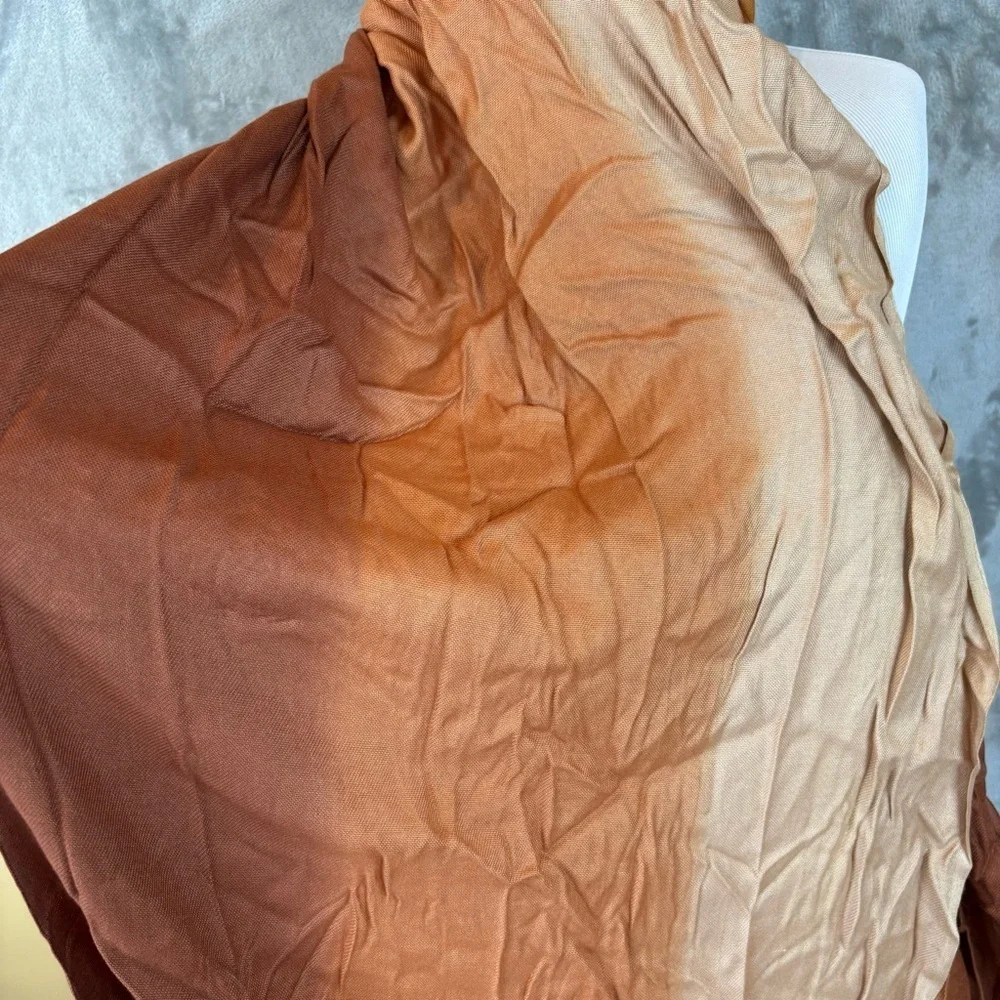 Elegant Ombre Warm Tone Fall Scarf